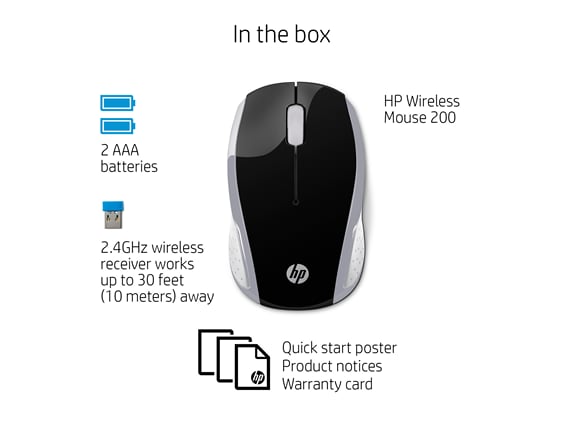 AlKhatib Technical Center-مركز الخطيب التقني,HP 200 Wireless Mouse - ماوس مكتبي لاسلكي