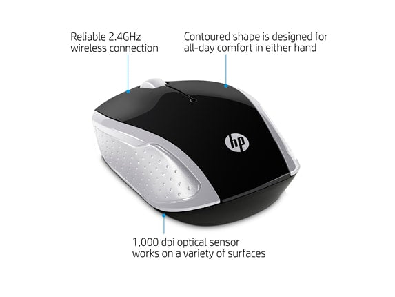 AlKhatib Technical Center-مركز الخطيب التقني,HP 200 Wireless Mouse - ماوس مكتبي لاسلكي