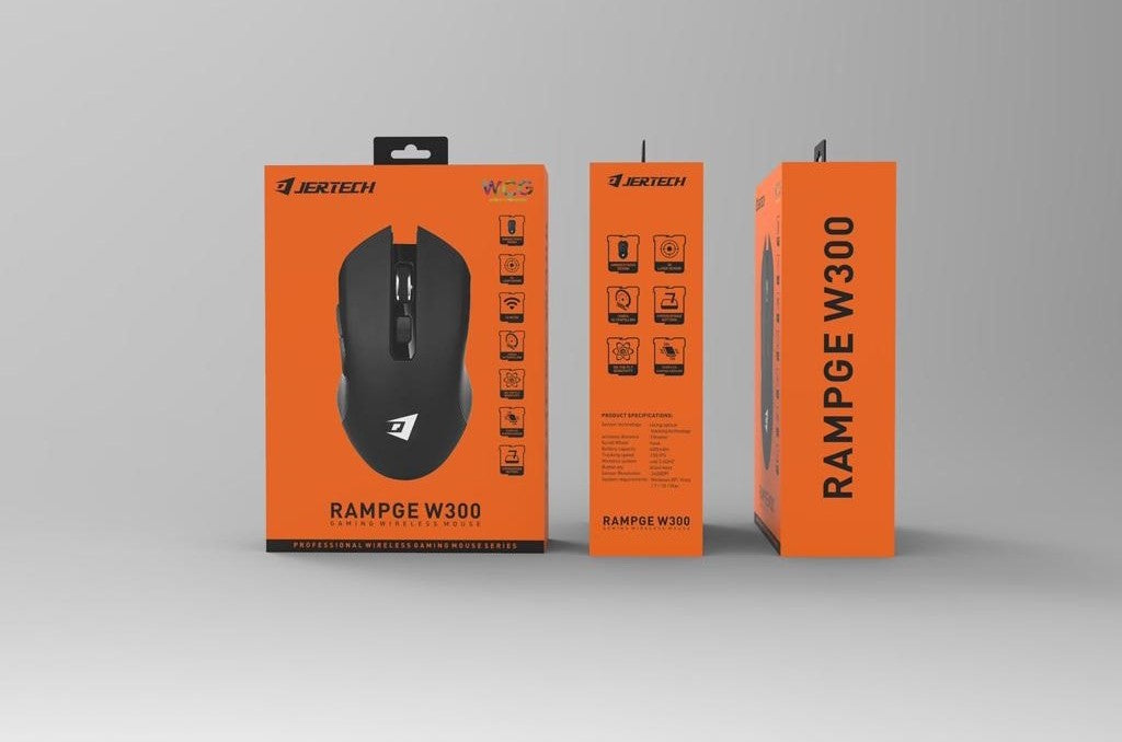 AlKhatib Technical Center-مركز الخطيب التقني,Jertech Rampage W300 Wireless Gaming Mouse - ماوس ألعاب سلكي