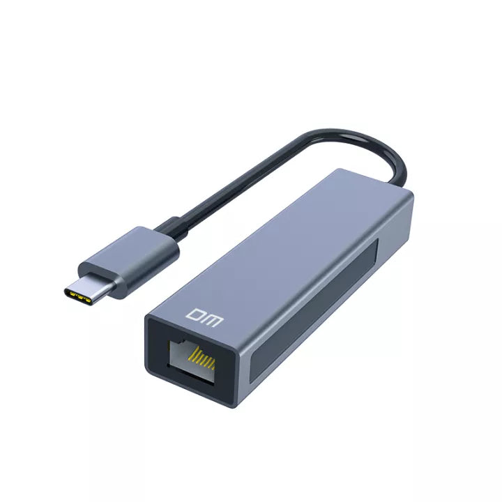 AlKhatib Technical Center-مركز الخطيب التقني,DM CHB002 USB-C to Ethernet Adapter with Type-C