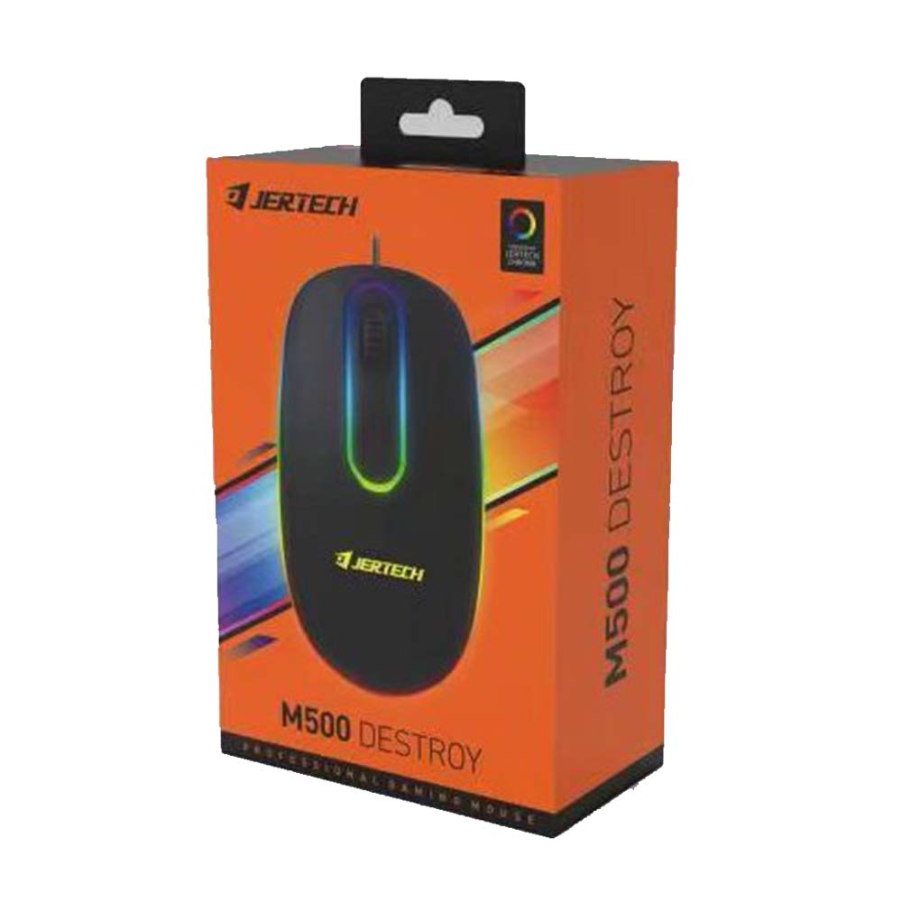 AlKhatib Technical Center-مركز الخطيب التقني,Jertech M500 DESTROY Wired Gaming Mouse - ماوس ألعاب سلكي