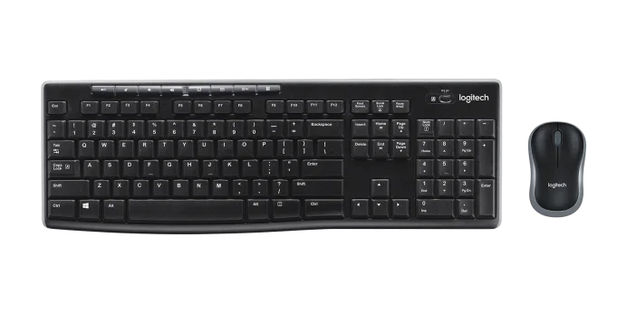 AlKhatib Technical Center-مركز الخطيب التقني,Logitech MK270 WIRELESS KEYBOARD AND MOUSE COMBO - كيبورد وماوس لاسلكي مكتبي