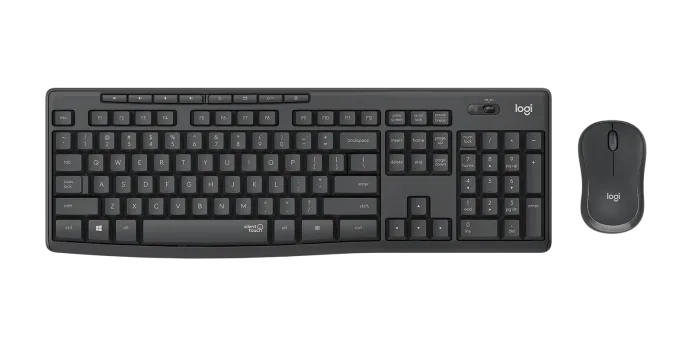 AlKhatib Technical Center-مركز الخطيب التقني,Logitech MK295 SILENT WIRELESS KEYBOARD AND MOUS COMBO - كيبورد وماوس لاسلكي مكتبي