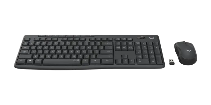 AlKhatib Technical Center-مركز الخطيب التقني,Logitech MK295 SILENT WIRELESS KEYBOARD AND MOUS COMBO - كيبورد وماوس لاسلكي مكتبي