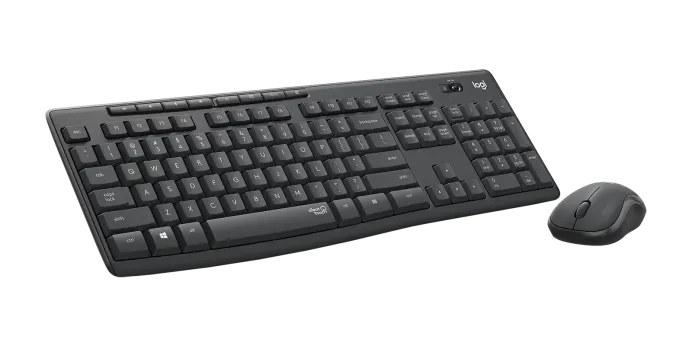 AlKhatib Technical Center-مركز الخطيب التقني,Logitech MK295 SILENT WIRELESS KEYBOARD AND MOUS COMBO - كيبورد وماوس لاسلكي مكتبي