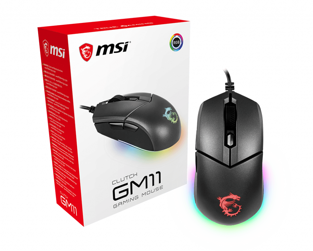 AlKhatib Technical Center-مركز الخطيب التقني,MSI CLUTCH GM11 Wired Gaming Mouse - ماوس ألعاب سلكي